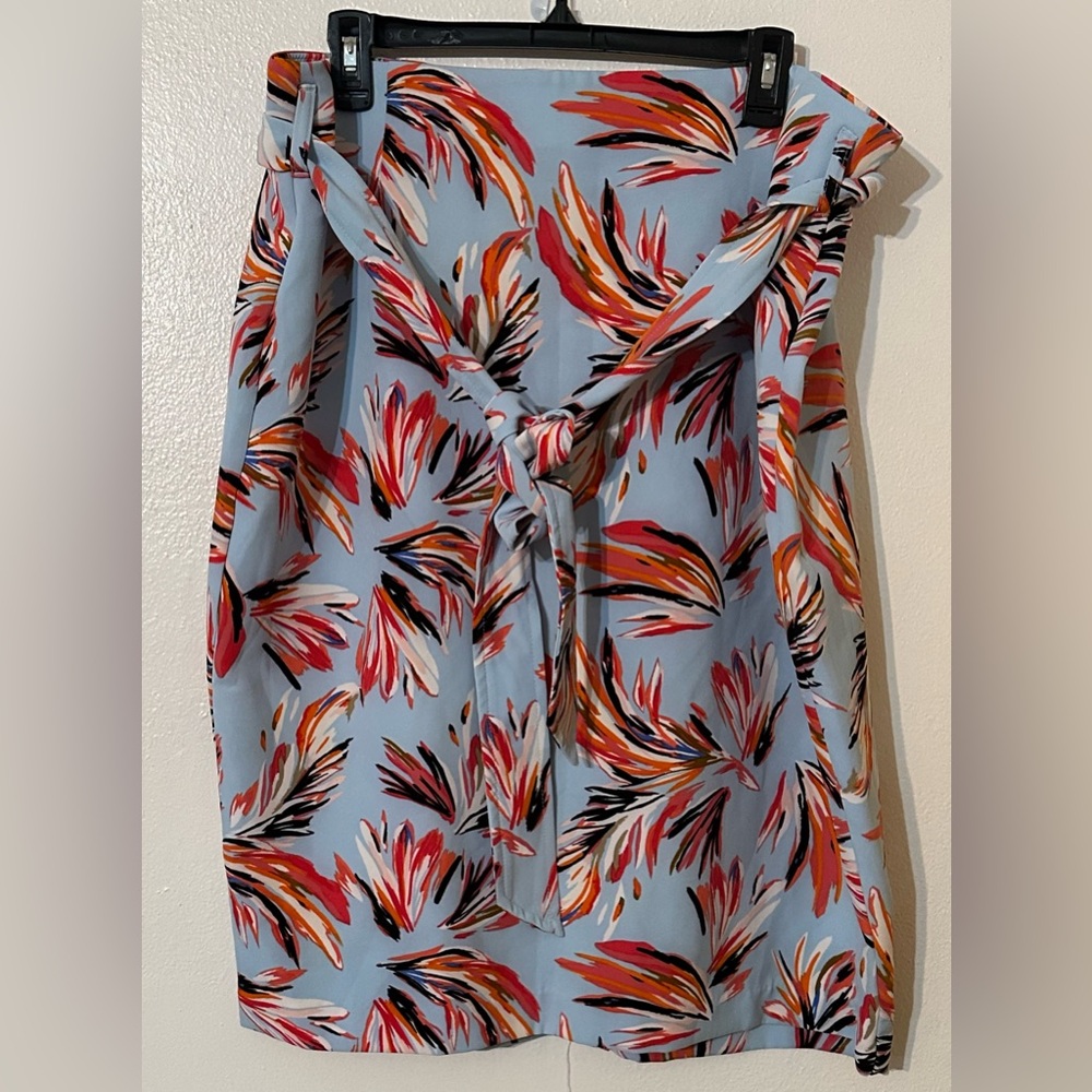 Lane Bryant Womens Multicolor Tropical Tie
Belt Straight & Pencil Skirt size 20
